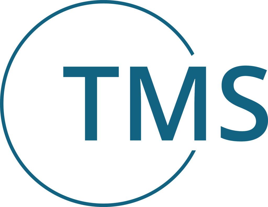 TMS Logo Transparenter HG Blauer VG